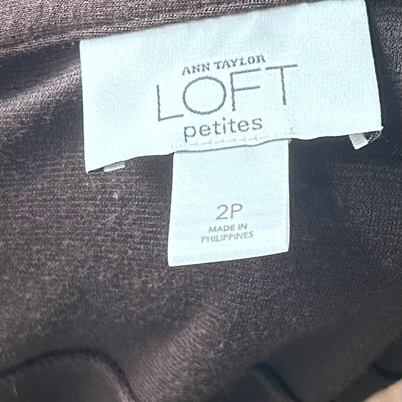 Ann Taylor Loft Elegant Brown Wrap Dress - Picture 6 of 6